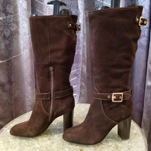 Coach Robyn Mid-Calf Suede Boots